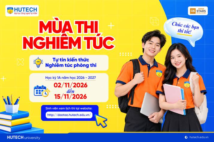 HUTECH-ers chủ động chuẩn bị, tự tin chinh phục kỳ thi Học kỳ 1A năm học 2026-2027 12