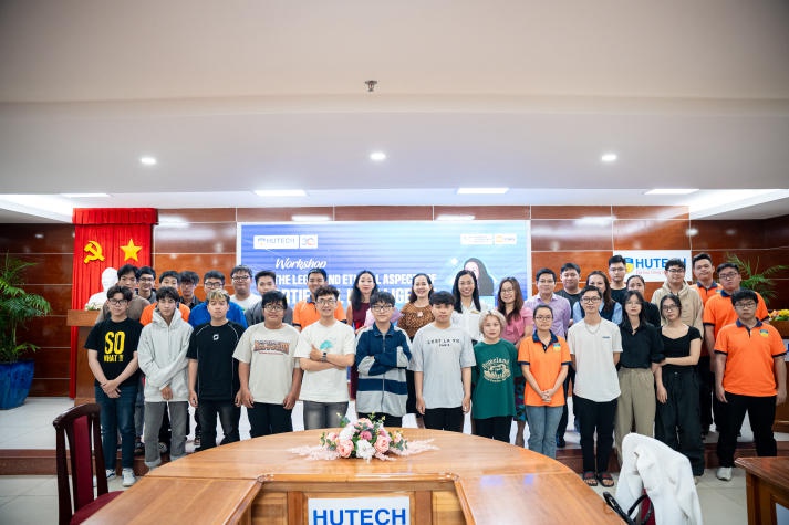 HUTECH students on improving their ability to apply AI, with experience gained from experts 61