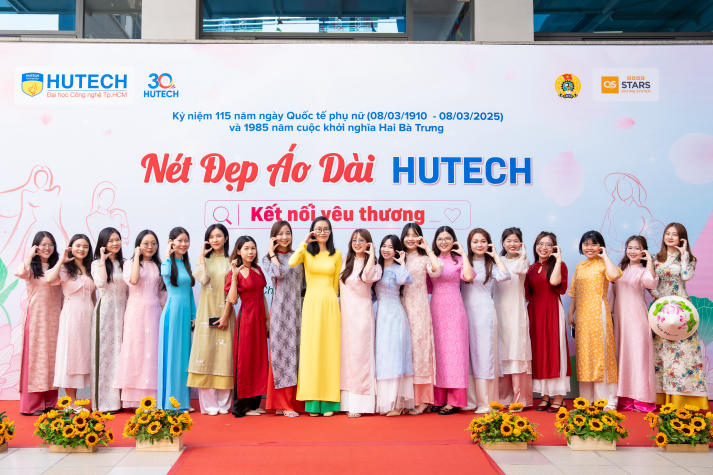 [Video] Nét đẹp Áo dài HUTECH: Sắc màu duyên dáng - lan tỏa yêu thương 97