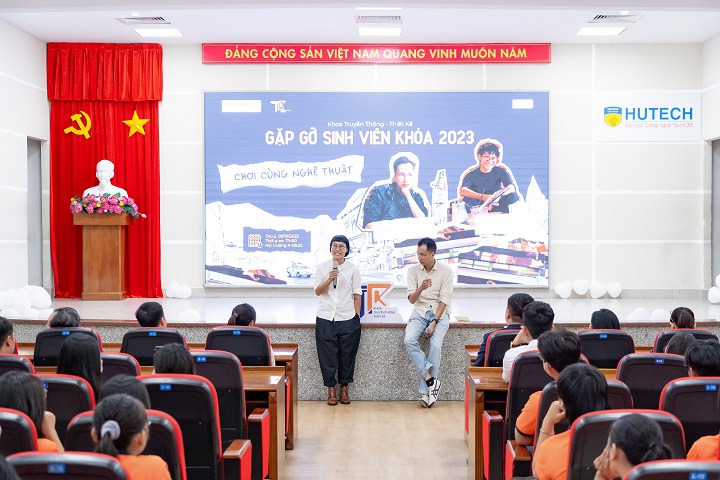 Sôi nổi buổi gặp gỡ, chào đón tân sinh viên Khoa Truyền thông và Thiết kế HUTECH 77