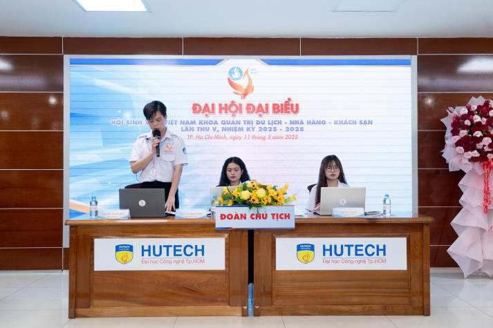 ​Ra mắt những “thủ lĩnh mới” tại Đại hội Liên Chi hội Khoa Quản trị Du lịch - Nhà hàng - Khách sạn nhiệm kỳ 2025 - 2028 10