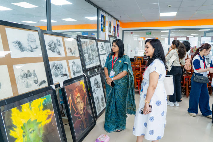 [Video] HUTECH kết nối sinh viên quốc tế, lan tỏa không gian học tập hiện đại và năng động 45