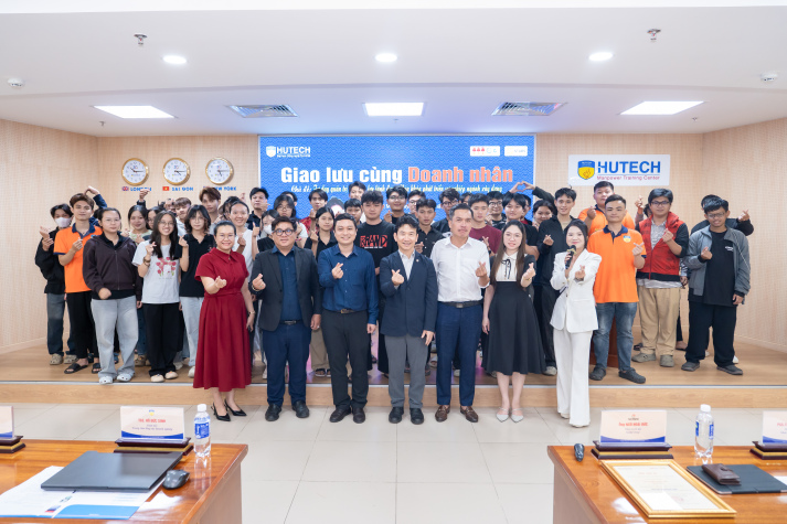 Doanh nhân Ngô Hoài Đức truyền cảm hứng quản trị và phát triển nghề nghiệp cho sinh viên HUTECH 79