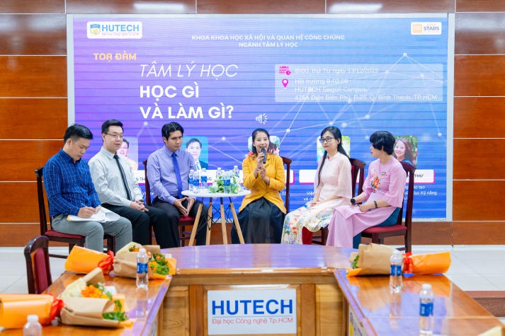 Sinh viên HUTECH nắm bắt nhiều khía cạnh của ngành Tâm lý học cùng chuyên gia 48