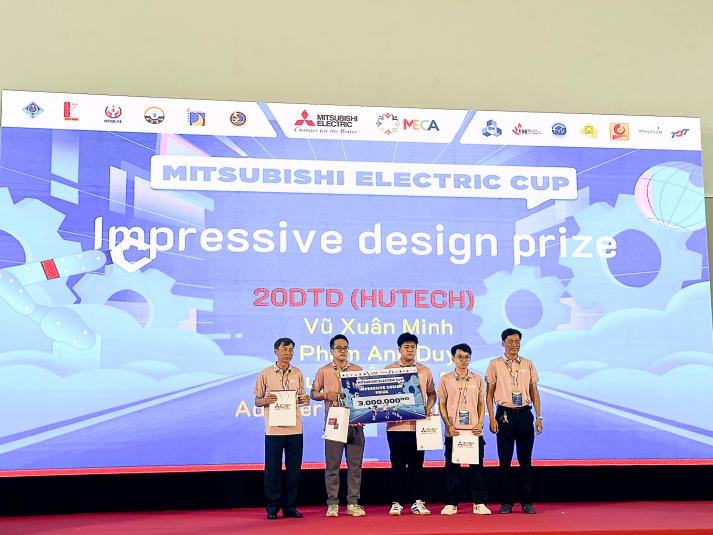 Sinh viên Viện Kỹ thuật HUTECH tỏa sáng tại MECA 2024 với giải thưởng "Impressive Design Prize" 33