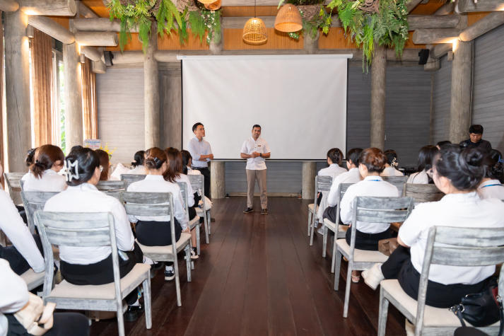 Exploring a Green Resort Experience with HUTECH Students at An Lam Retreats Saigon River 45