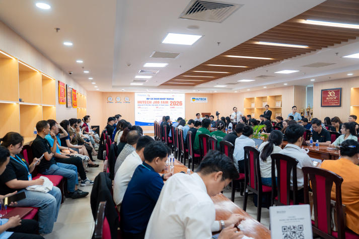 HUTECH phối hợp 179 doanh nghiệp chuẩn bị cho HUTECH JOB FAIR 2026, mang đến gần 7.000 cơ hội việc làm 72