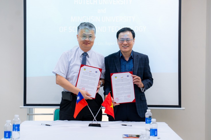 HUTECH ký kết MOU với Trường Đại học Khoa học Kỹ thuật Minh Tân (Đài Loan) 46