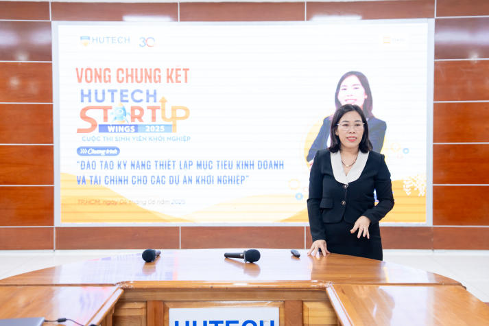 Top 6 HUTECH Startup Wings 2025 trang bị kỹ năng thực chiến về thiết lập mục tiêu kinh doanh và tài chính 52