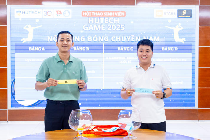 [HUTECH GAMES 2025] Kết quả bốc thăm đã được xác lập, sẵn sàng hướng đến Lễ khai mạc vào ngày 23/3 137