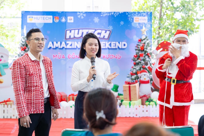 Sinh viên HUTECH chìm đắm trong những giai điệu giáng sinh và trò chơi sôi nổi tại Amazing Weekend tháng 12 21