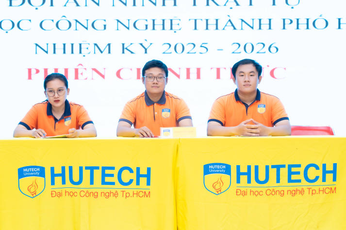 Nâng cao tinh thần trách nhiệm và cống hiến tại Đại hội Đại biểu Đội An ninh trật tự HUTECH 20