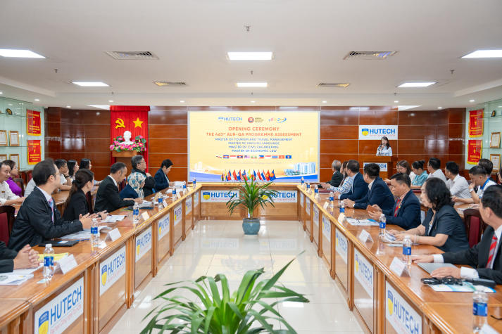 HUTECH chính thức khai mạc đánh giá ngoài 04 chương trình đào tạo trình độ Thạc sĩ theo tiêu chuẩn AUN-QA 9