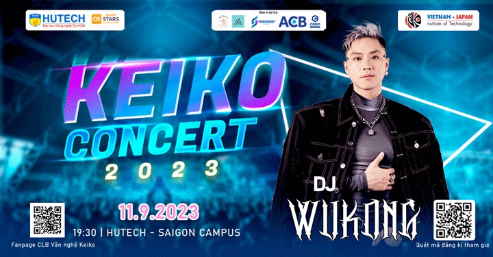 DJ Wukong sẽ “đốt cháy” sân khấu tại đêm nhạc Concert Keiko vào 11/9 tới 9