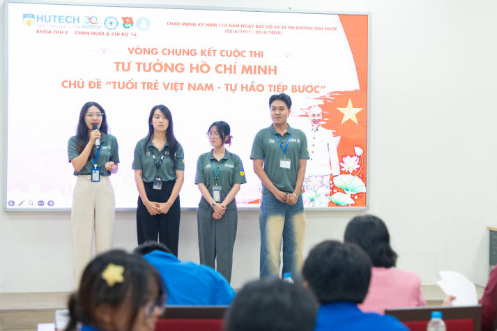 Tuổi trẻ HUTECH tự hào tiếp bước tại Chung kết "Tư tưởng Hồ Chí Minh" 70