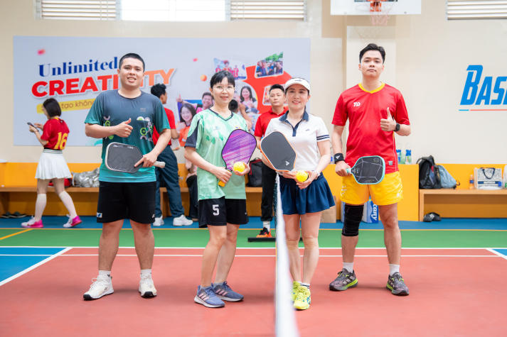 [Hội thao CB-GV-NV HUTECH 2025]: Bùng nổ Pickleball mùa đầu tiên với chiến thắng thuộc về TT.GDCT-QP - TT.GDTC 17