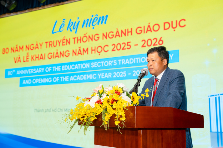 HUTECH opens the 2025-2026 academic year alongside the national celebration of 80 years of Vietnam’s education 135