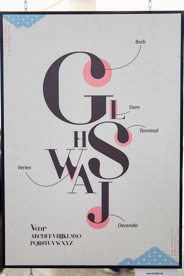 Đa dạng các tác phẩm nghệ thuật chữ tại triển lãm "Basic of Typography" 107