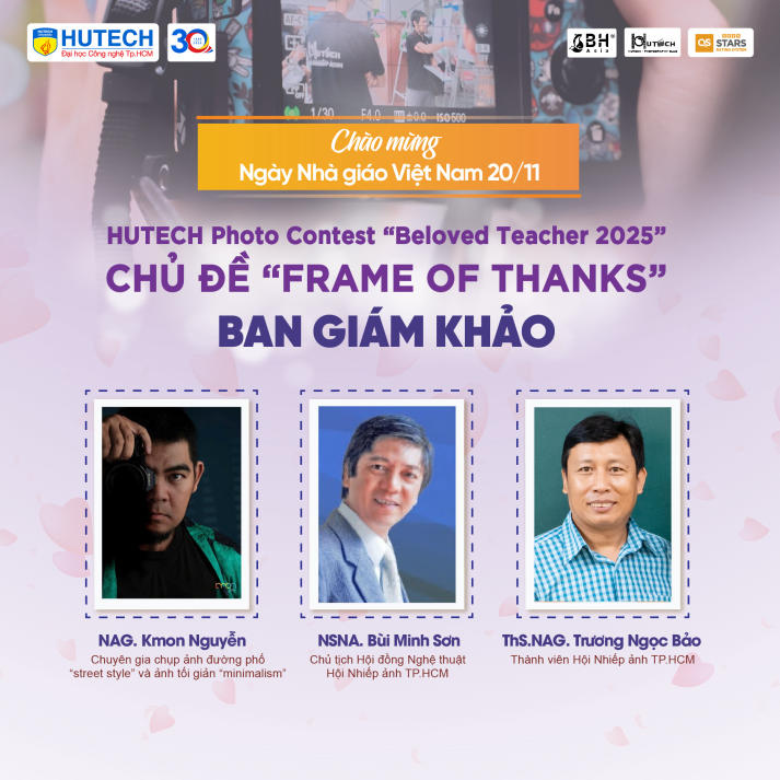HUTECH Photo Contest “Beloved Teacher 2025” chính thức tiếp nhận ảnh dự thi đến hết ngày 16/11 29