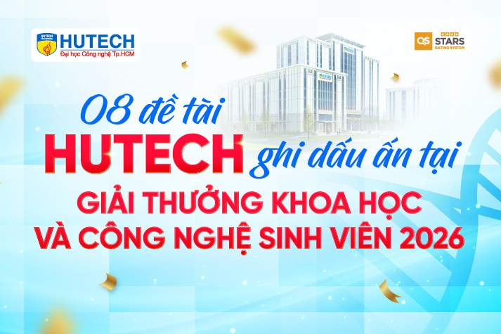 08 đề tài HUTECH ghi dấu ấn tại Giải thưởng Khoa học và Công nghệ sinh viên 2026 8