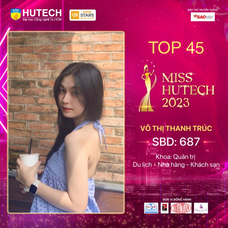 Top 45 thí sinh xuất sắc nhất của Miss HUTECH 2023 chính thức lộ diện 184