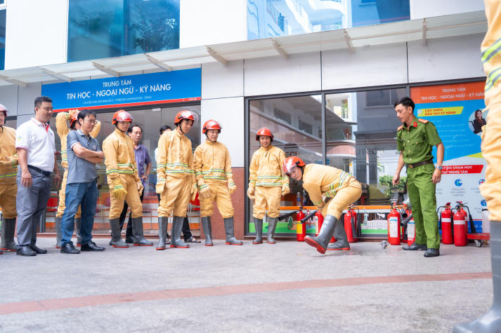 Sẵn sàng ứng phó sự cố, HUTECH tổ chức diễn tập phòng cháy chữa cháy vào ngày 20/6 tới 23
