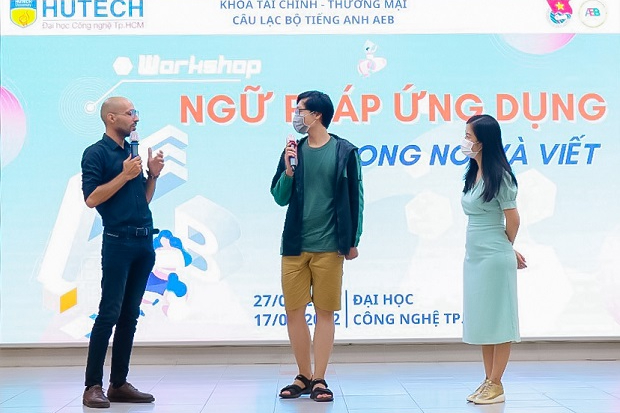 Sinh viên Khoa Tài chính - Thương mại trau dồi tiếng Anh tại workshop "Ngữ pháp ứng dụng trong nói và viết" 96