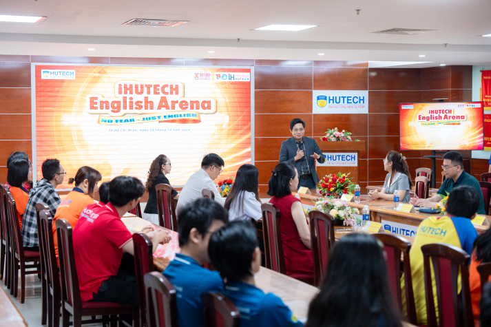 [Video] Sinh viên Viện Đào tạo Quốc tế bứt phá bản lĩnh tiếng Anh tại iHUTECH English Arena 15