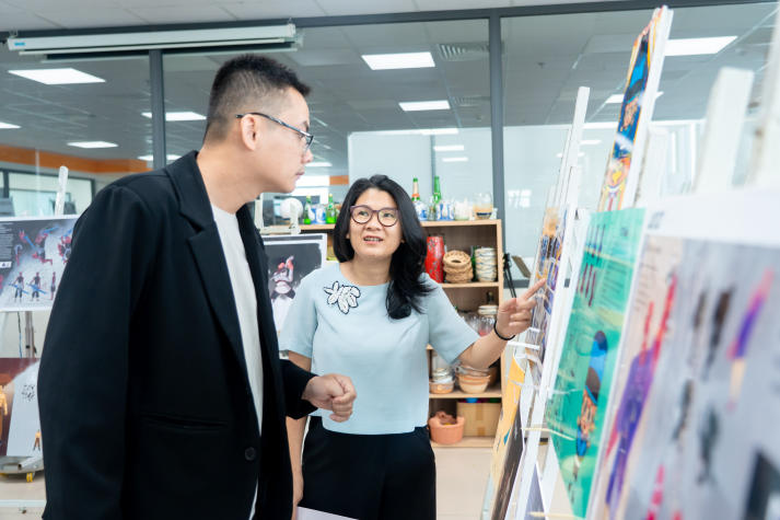 [Video] Sinh viên Nghệ thuật số khép lại học phần Kỹ thuật minh họa số với loạt đồ án sáng tạo 53