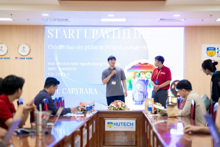 Sinh viên Viện Kỹ thuật HUTECH tự tin thể hiện ý tưởng khởi nghiệp tại “STARTUP WITH HIE 2024” 33