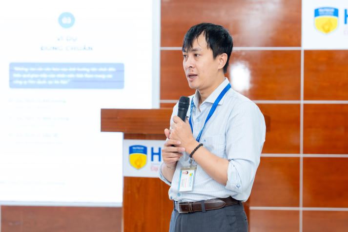 Trang bị nền tảng nghiên cứu khoa học cho sinh viên Khoa Hàn Quốc học HUTECH 16