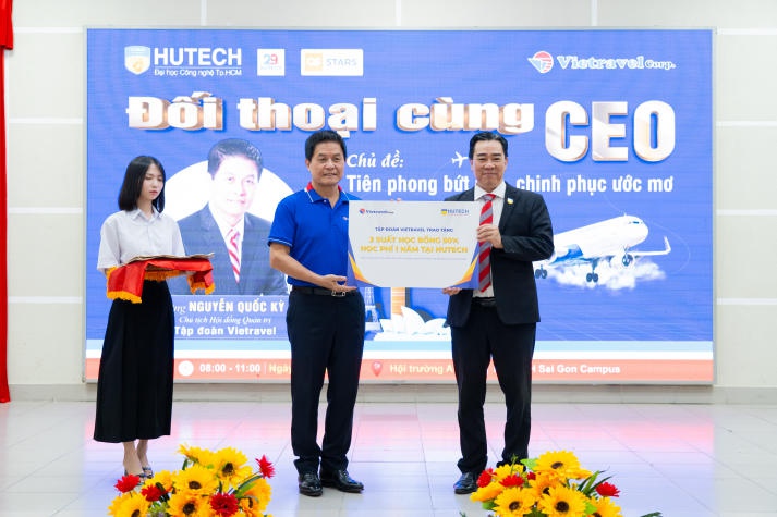 [Video] CEO Nguyễn Quốc Kỳ kể chuyện chinh phục ước mơ cùng sinh viên HUTECH 90
