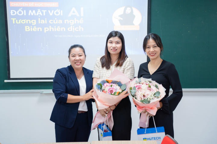 Sinh viên Khoa Hàn Quốc học thích thú “Đối mặt với AI - Tương lai của nghề biên phiên dịch” 58