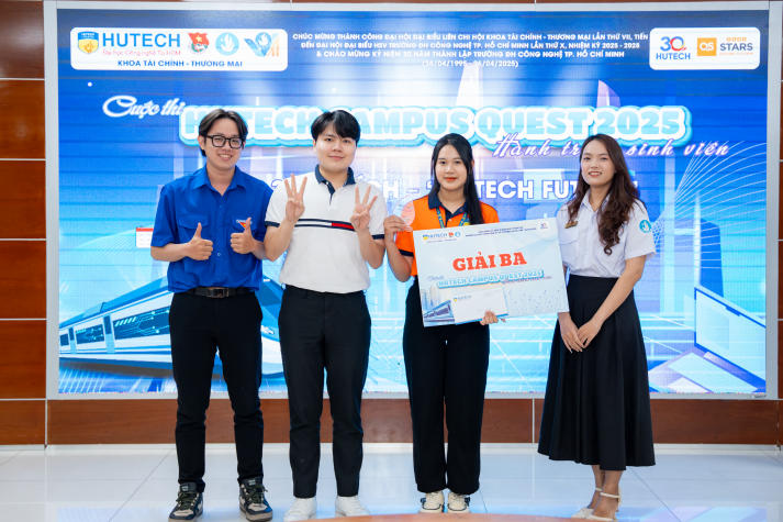 HUTECH Campus Quest 2025: Bừng sáng tư duy, dẫn lối tương lai cùng Khoa Tài chính - Thương mại 142