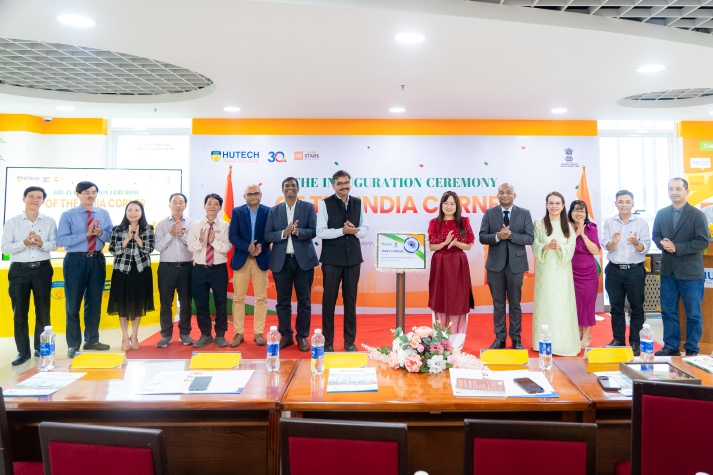 Ra mắt Góc Ấn Độ - điểm giao thoa văn hóa và học thuật tại HUTECH 59