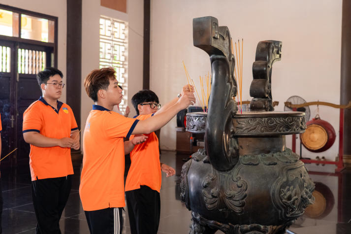[Ảnh] Sinh viên Viện Văn hóa - Nghệ thuật - Thể thao trải nghiệm thực tiễn học phần Du lịch thể thao tại Vũng Tàu 25