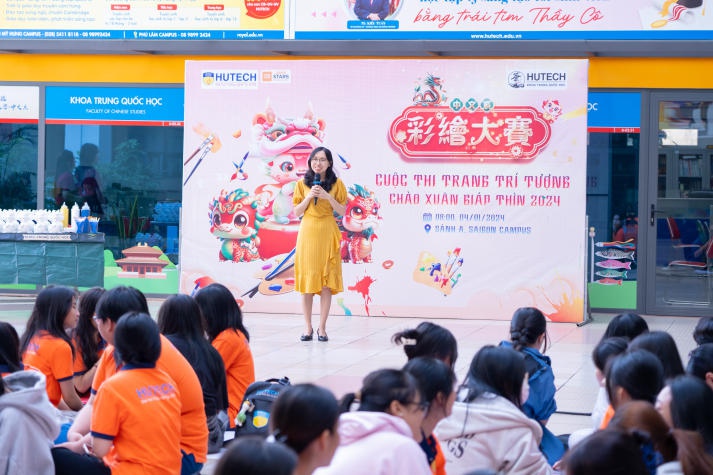 Sinh viên Khoa Trung Quốc học hào hứng trang trí tượng chào mừng Xuân Giáp Thìn 2024 37