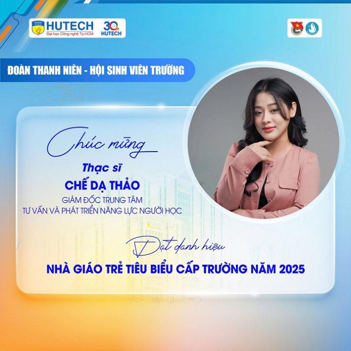 Chúc mừng 06 thầy cô đạt danh hiệu “Nhà giáo trẻ tiêu biểu” cấp Trường năm 2025 33