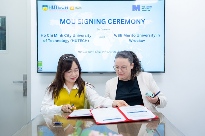 Tiếp nối hành trình kiến tạo tri thức xuyên biên giới: HUTECH ký kết thỏa thuận Erasmus+ với WSB Merito University in Wrocław 25