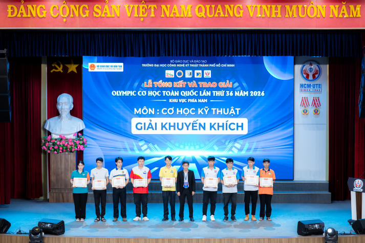 Sinh viên HUTECH ghi dấu với 09 giải thưởng tại Olympic Cơ học toàn quốc 2026 30