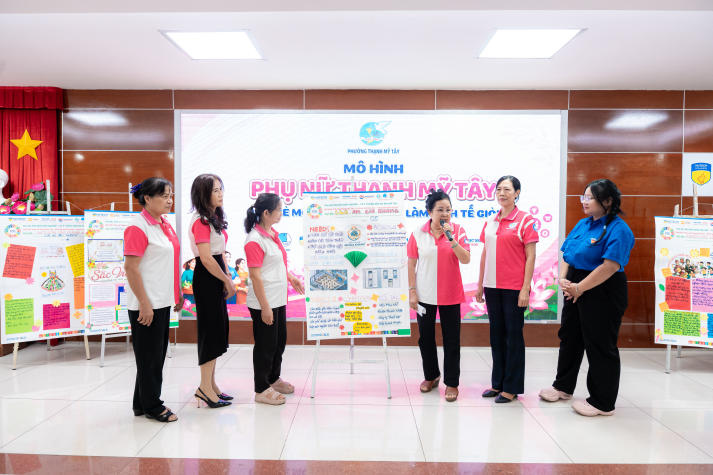 HUTECH đồng hành cùng phụ nữ phường Thạnh Mỹ Tây phát triển tư duy đổi mới sáng tạo và khởi nghiệp 189