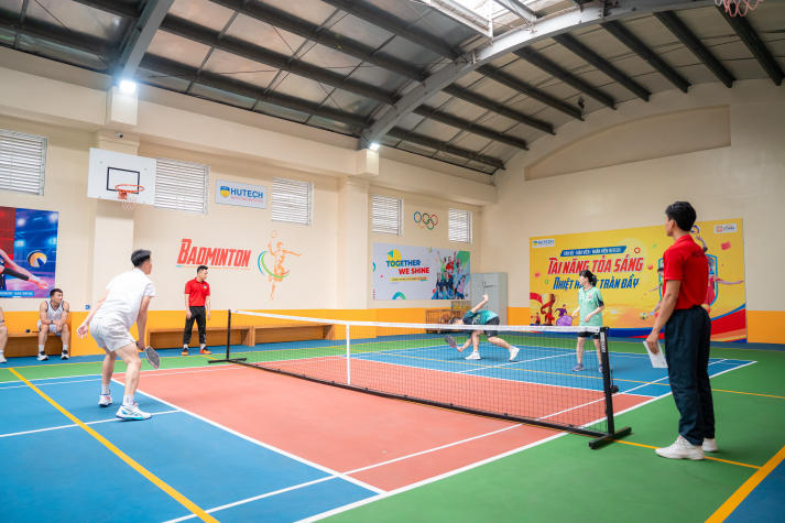 [Hội thao CB-GV-NV HUTECH 2025]: Bùng nổ Pickleball mùa đầu tiên với chiến thắng thuộc về TT.GDCT-QP - TT.GDTC 35