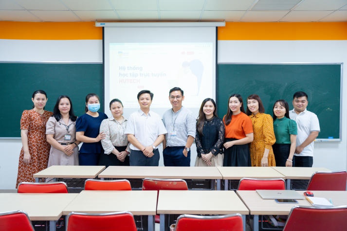 Trung tâm Dạy học số tổ chức tập huấn cách xây dựng và vận hành hệ thống LMS cho giảng viên Viện Công nghệ Việt - Nhật HUTECH 82