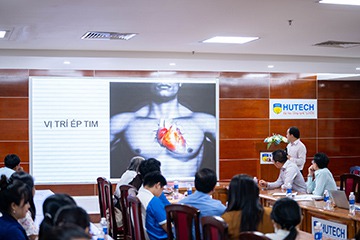 Cán bộ - Giảng viên - Nhân viên HUTECH tham gia Tập huấn kỹ năng cấp cứu hồi sức tim phổi cùng các bác sĩ bệnh viện Chợ Rẫy 86