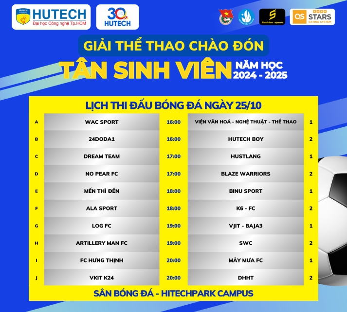 Giải Thể thao chào đón tân sinh viên năm học 2024-2025 sẽ chính thức khai mạc vào ngày 25/10 37