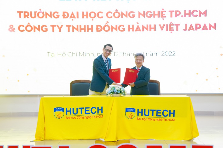 Trong khuôn khổ chương trình, HUTECH đã tiến hành ký kết hợp tác cùng các công ty HUTECH 2