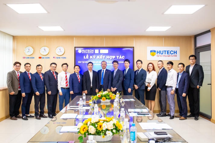 HUTECH collaborated with PetroVietnam ManPower Training College, Yumoto Vietnam and MediWorld Companies 11