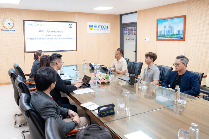 HUTECH đón tiếp Hiệu trưởng Southern Leyte State University (Philippines), thắt chặt quan hệ đối tác quốc tế 49
