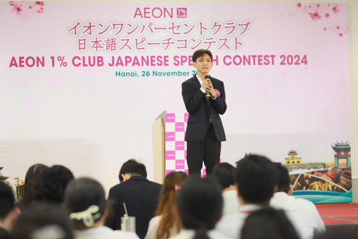 ​Trần Tấn Đạt - Sinh viên VJIT HUTECH ghi dấu ấn tại Cuộc thi Hùng biện tiếng Nhật Nihongo Speech contest 2024 53