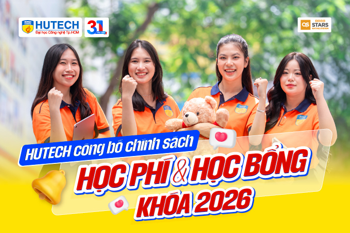 HUTECH công bố chính sách học phí và học bổng khóa 2026 9